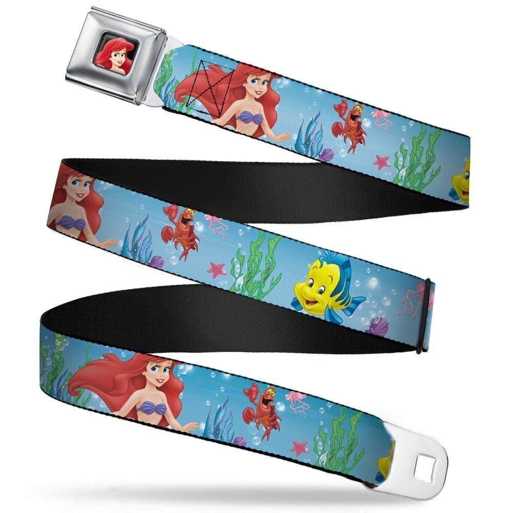 2332 Seatbelt Belt Little Mermaid Ariel XL